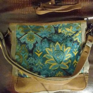 Myra Bag Precision crossbody Purse Upcycled